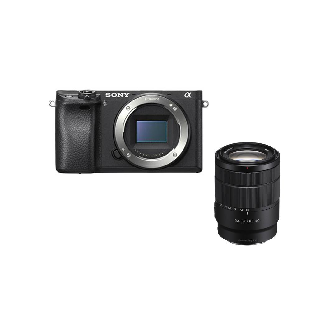 Sony Alpha A6300 Body Only Kamera Mirrorless - Black + SEL E 18-135mm