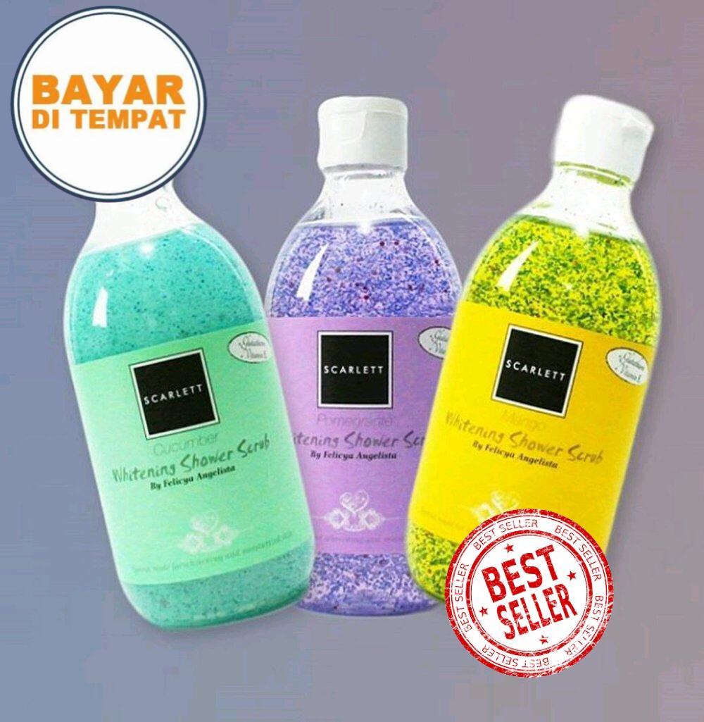 Scarlett Whitening Shower Scrub By Felicya Angelista 100% Original By Arorashop.