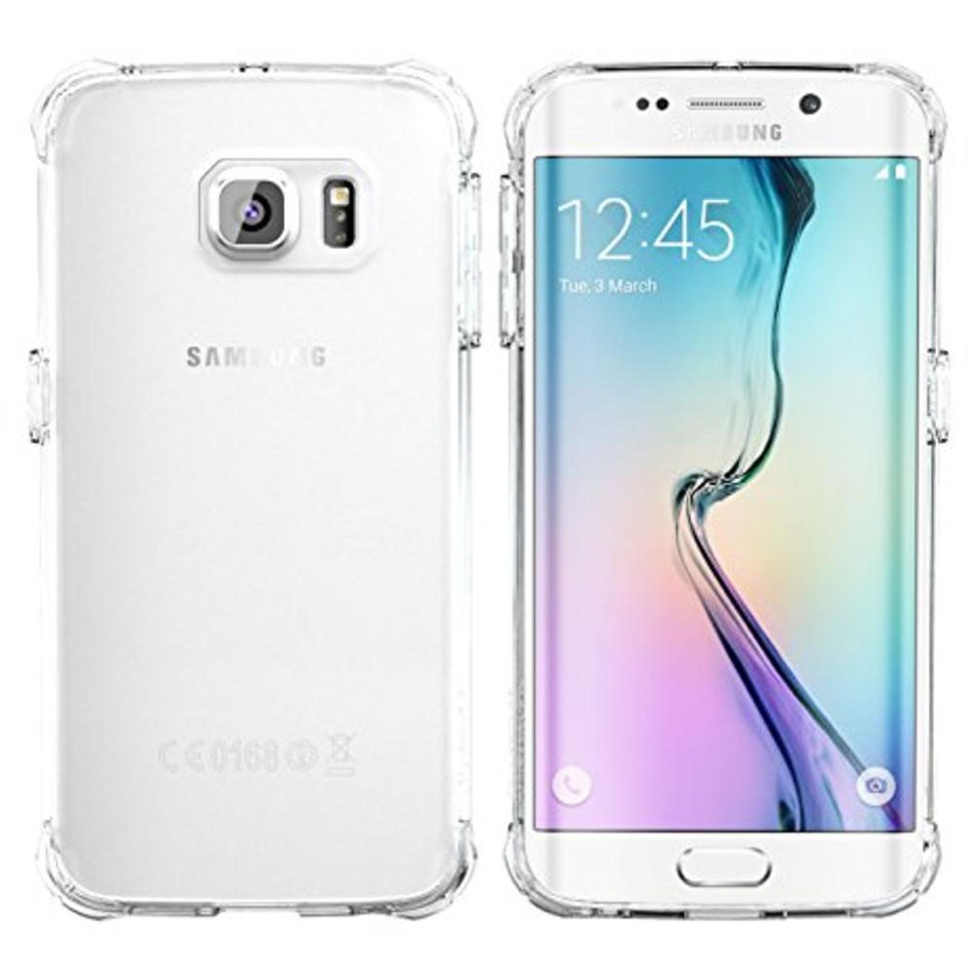ShockCase for Samsung Galaxy S6 Edge (G925) / 4G LTE / Duos | Premium Softcase Jelly Anti Crack Shockproof - Transparan
