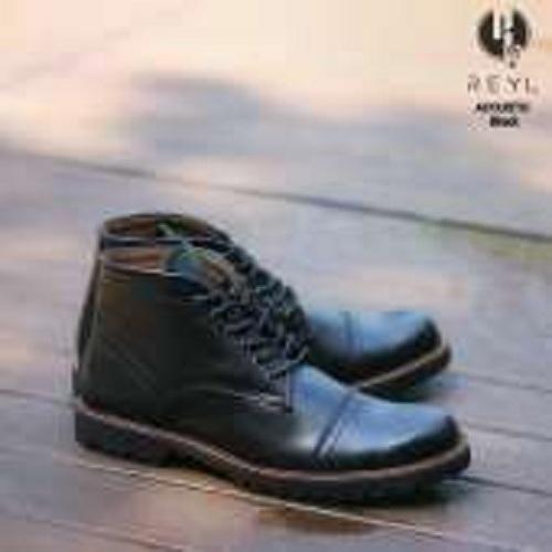 SEPATU BOOTS PRIA Bandung Kulit Sapi Asli Boot Boots Adidas Nike Casual Slip On