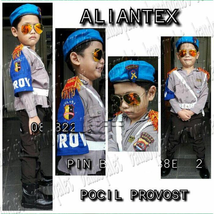 Baju Anak PROVOST TNI TARUNA Akpol AD Angkatan Udara Darat Tentara Army Celana Peluit Talikur Peluit Plut Topi Baret Emblem Rompi Kopel Karnaval Polisi Anak Jaket Polantas Polisi Lalu Lintas Laki Pria Wanita Perempuan Tk SD Hadiah Kado Ulang Tahun