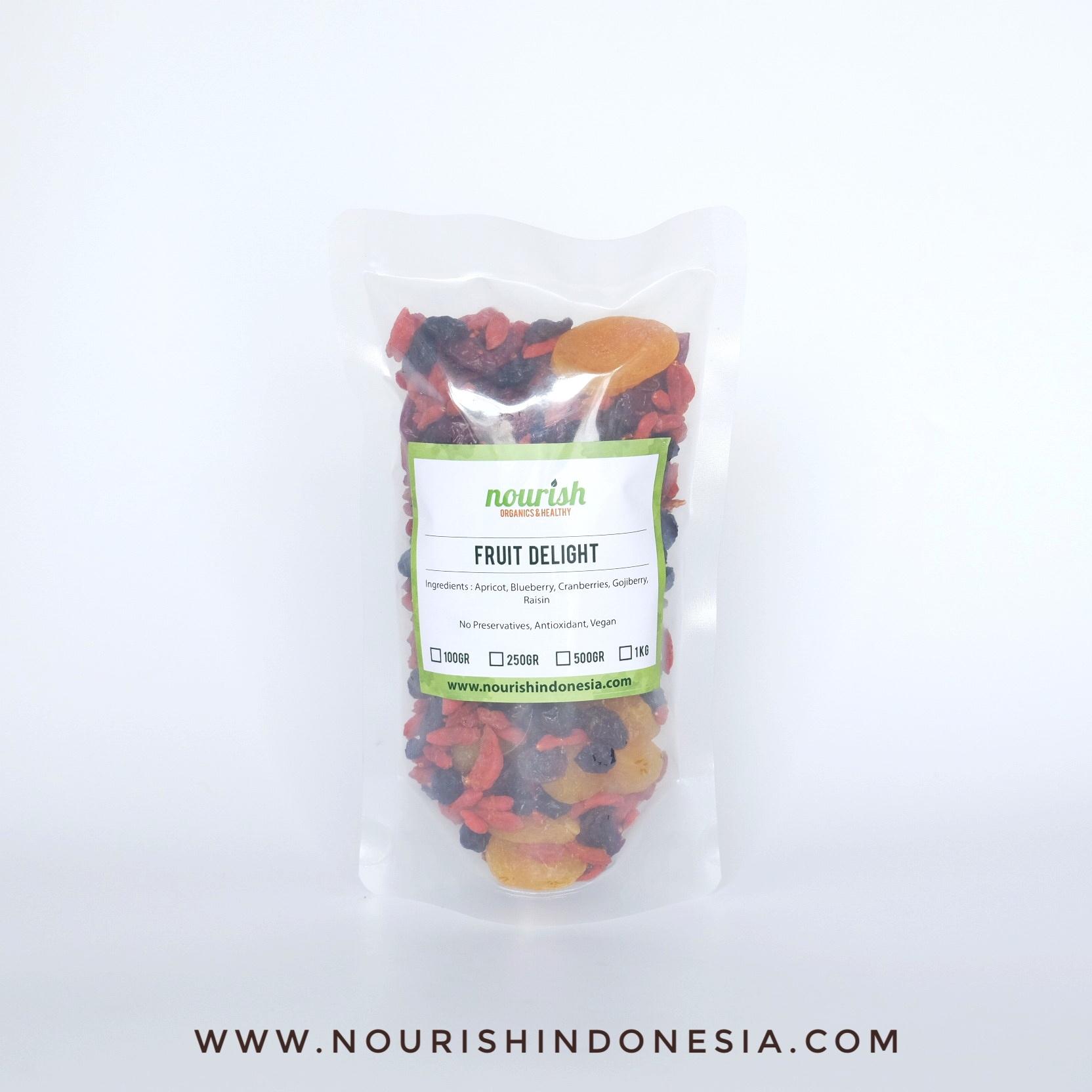 TERMURAH Fruit Delight (Campuran Buah Kering) 250 gr Snack Diet Sehat