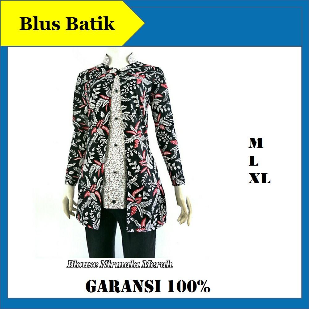 Blouse Batik / Atasan Wanita / Baju Batik Wanita / Atasan Batik Wanita / Baju Batik Kerja / Baju Batik Guru / Blouse Batik Modern / Atasan Batik Wanita Terbaru Atasan Wanita Murah / Blouse Wanita Lengan Panjang / Blouse Jumbo / Atasan Wanita Jumbo
