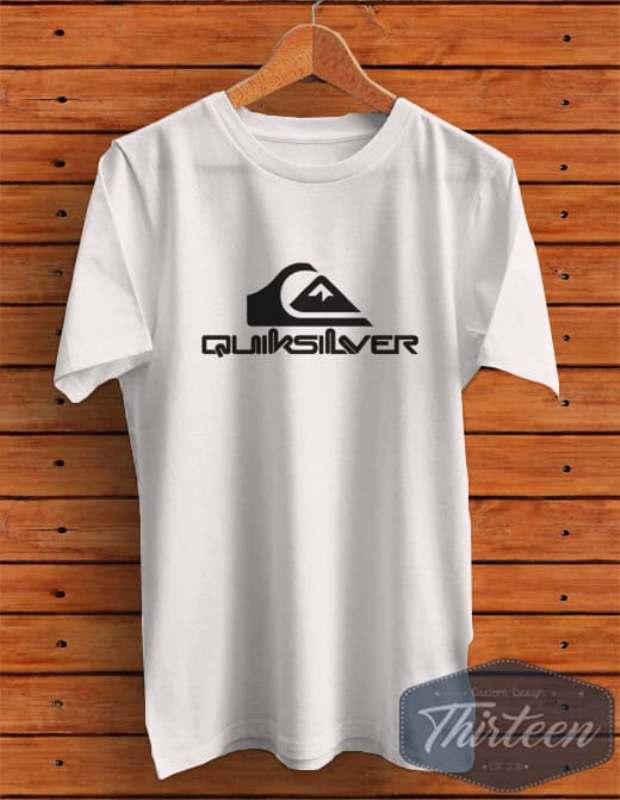 Kaos Baju Rep Quicksilver 2 Kualitas Distro - Putih