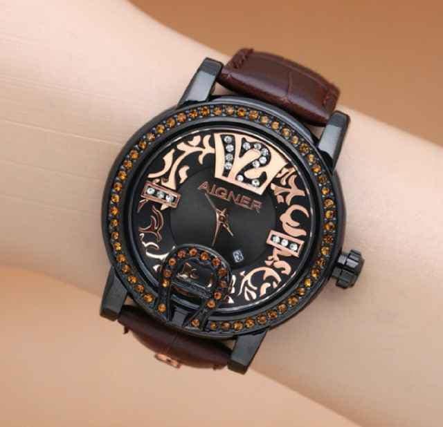 JAM TANGAN AIGNER BATIK MATA WARNA