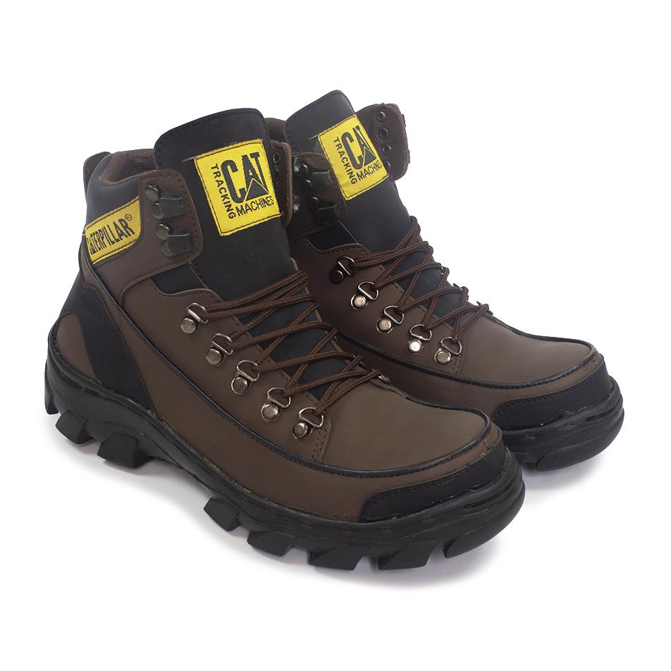 SEPATU CATERPILLAR MBC ARAGON COKELAT SEPATU BOOTS SAFETY PRIA