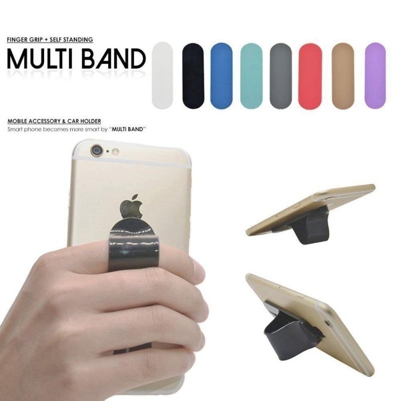 Accessories Hp Universal Multi Band Finger Grip Phone Holder Ring Stand Silicone For All Smartphone - 1pcs