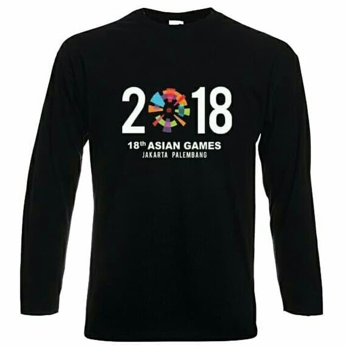 KAOS SHIRT INDONESIA ASIAN GAMES 2018 JAKARTA PALEMBANG LENGAN PANJANG