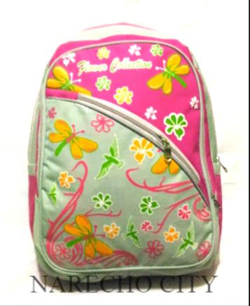 Tas Backpack/Tas Punggung/Tas Ransel/Ransel Sekolah/Travel Bag - Pria / Wanita Model Terbaru/Murah Narecho City Pink