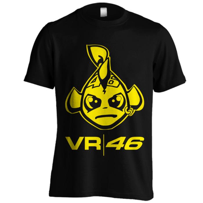 Kaos Valentino Rossi 2 Vale 46 The Doctor VR46 Motogp Rave Hitam