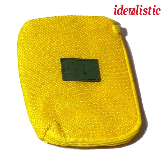 Promo - Pouch Gadget Dompet Hp Travel Organizer Power bank Charger & Cable Import