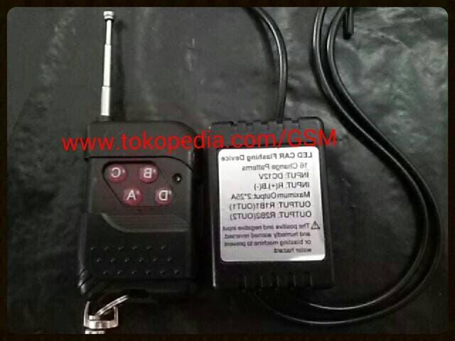 Modul strobo pakai remote remot kontrol