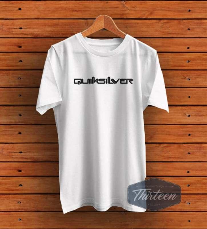 Kaos Baju Rep Quiksilver Kualitas Distro - Putih