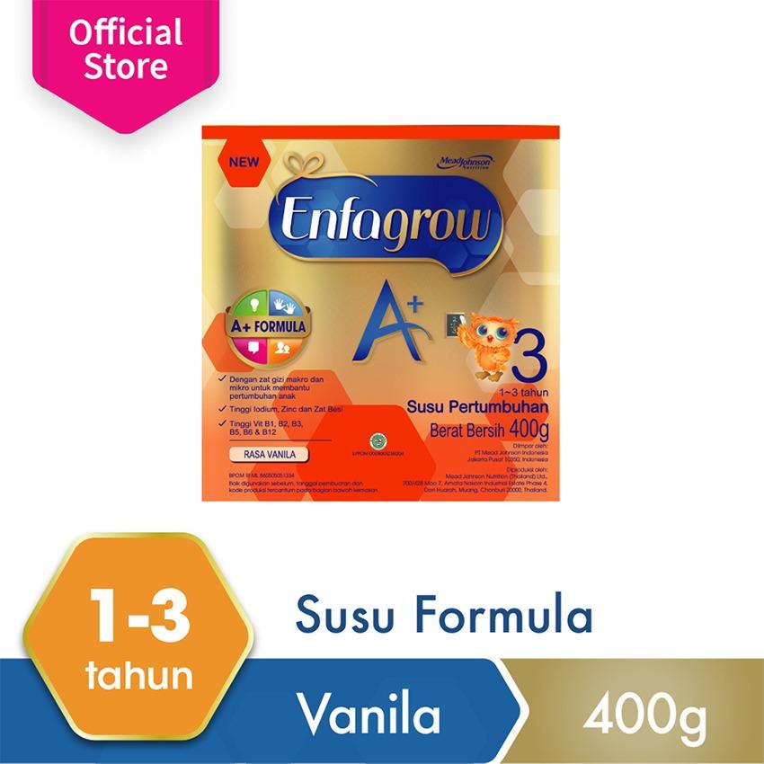 Enfagrow A+ Stage 3 Susu Formula - Vanila - 400 gr