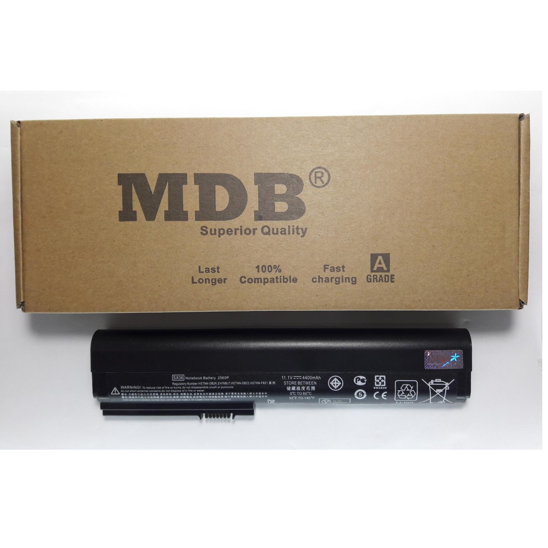MDB Baterai Laptop HP EliteBook 2560p, 2570p