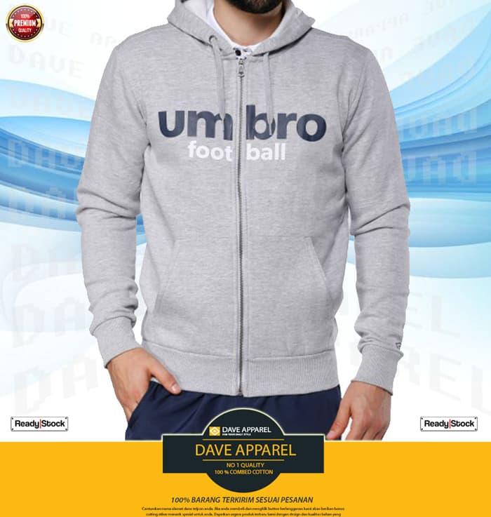Hoodie/zipper Umbro Football , Sweater Umbro, Jaket Bola Umbro