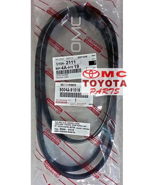 Tali Kipas (Fan/Van/V Belt) Avanza Xenia 1300CC 9004A-91019 4-PK-1890