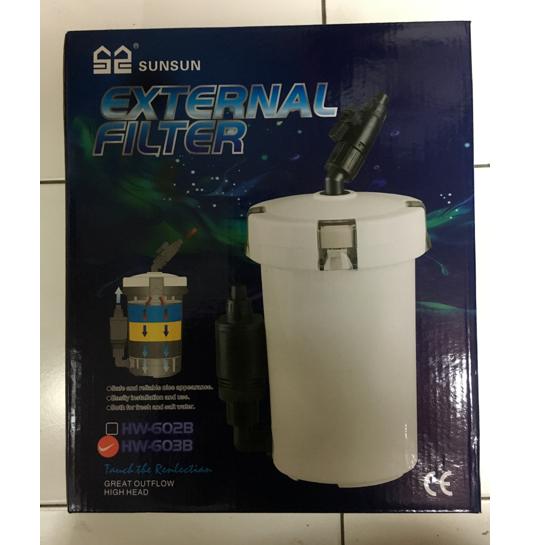 Filter External Sunsun HW-603B Warna Putih Untuk Akuarium