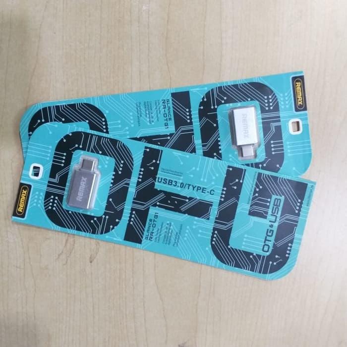 REMAX ORIGINAL OTG CONNECTOR USB BIASA KE TYPE C