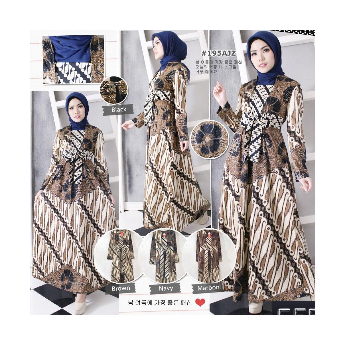 BAJU GAMIS BATIK 195 AJZ