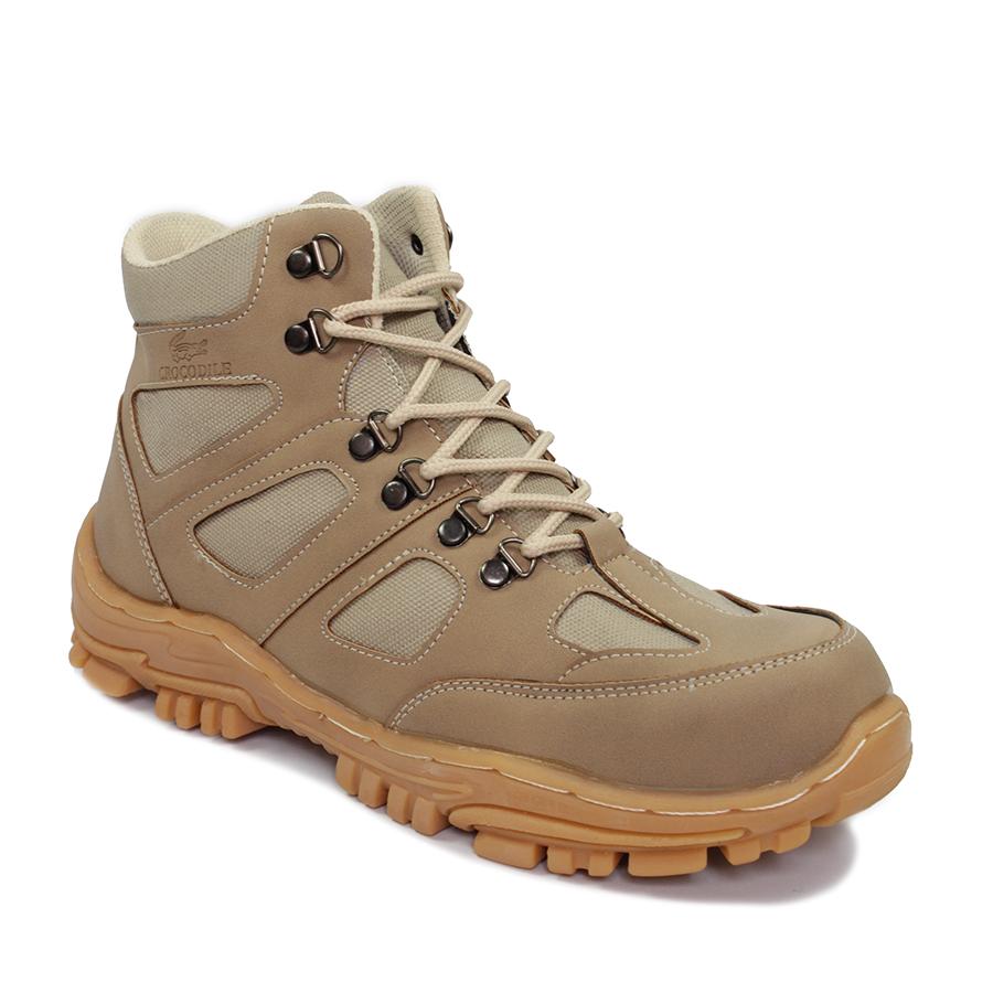 big sale sepatu safety boots crocodile endure delta boots ujungbesi work tracking hiking touring bikers outdoor - krem