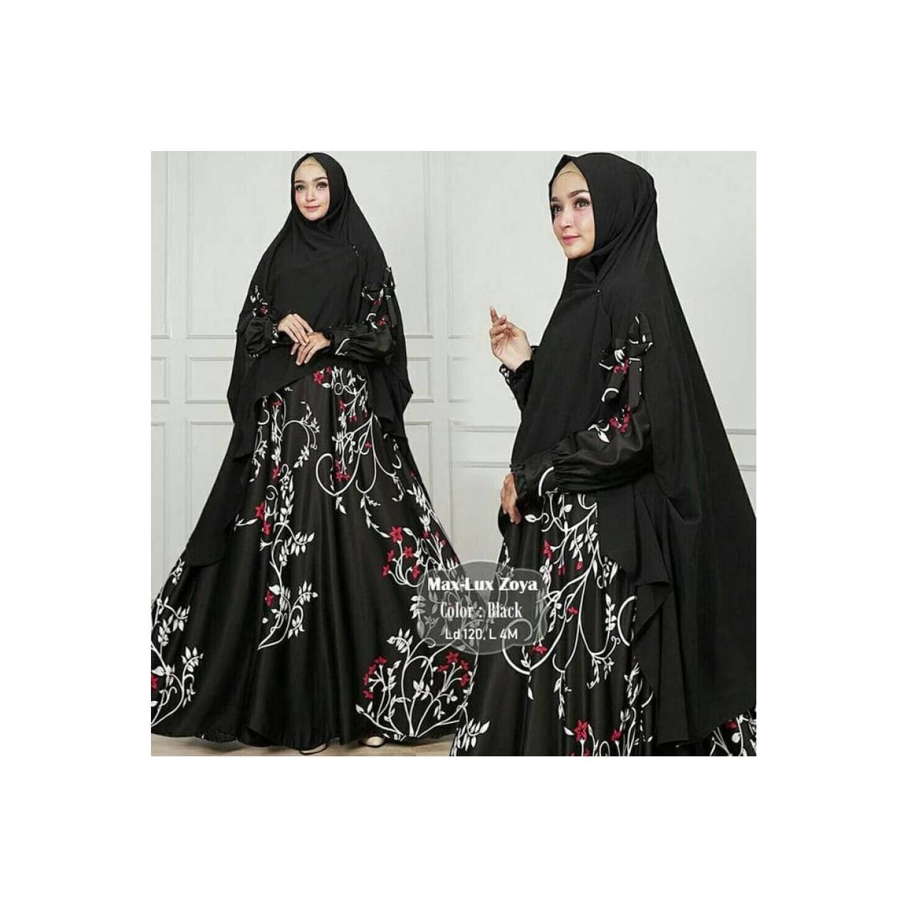 Model Baju Muslim Gamis Terbaru Dan Modern Maxmara Lux Zoya