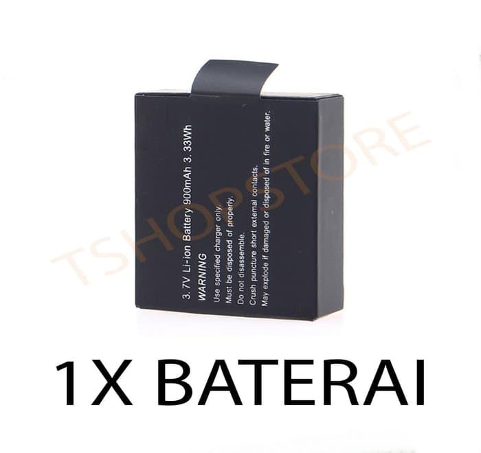 Promo Charger + Baterai Action Cam ( Eken / Sbox / Vivan / 4k / Kogan ) original