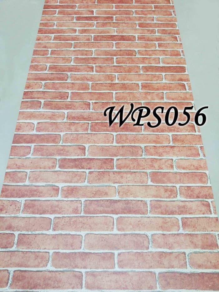 PROMO WALLPAPER 45CMX5M- WPS056-BATA ORANGE TERLARIS