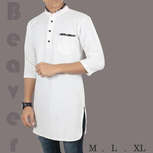 Baju kurta Koko Lacos Putih