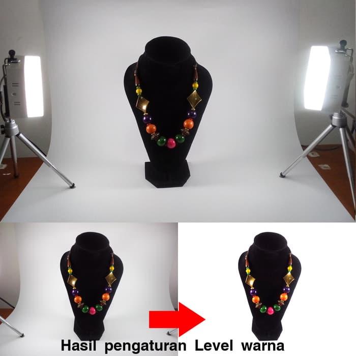 SALE - Paket Lampu Studio 6 Watt LED Diffuser + Tripod Original