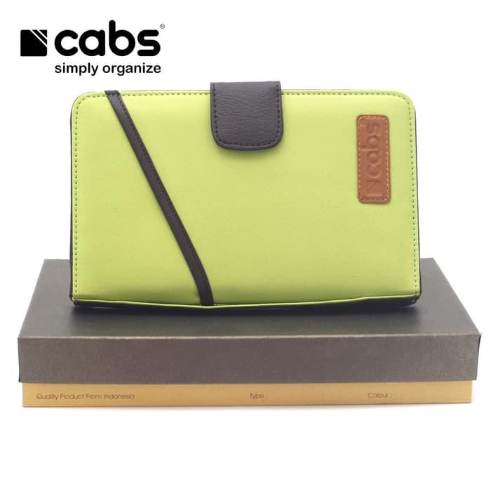 Cabs Pocket Cross - Dompet Wanita & Pria HPO Organizer Unik Cantik Dompet Kartu Branded Serbaguna Dompet Lokal Cewek Cowok Wallet Card Holder Multifungsi - Green