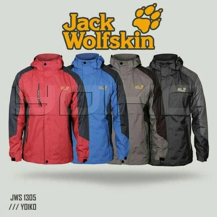 Jaket Gunung Outdoor Jack Wolfskin 1305 Waterproof Import Terlaris di Lazada