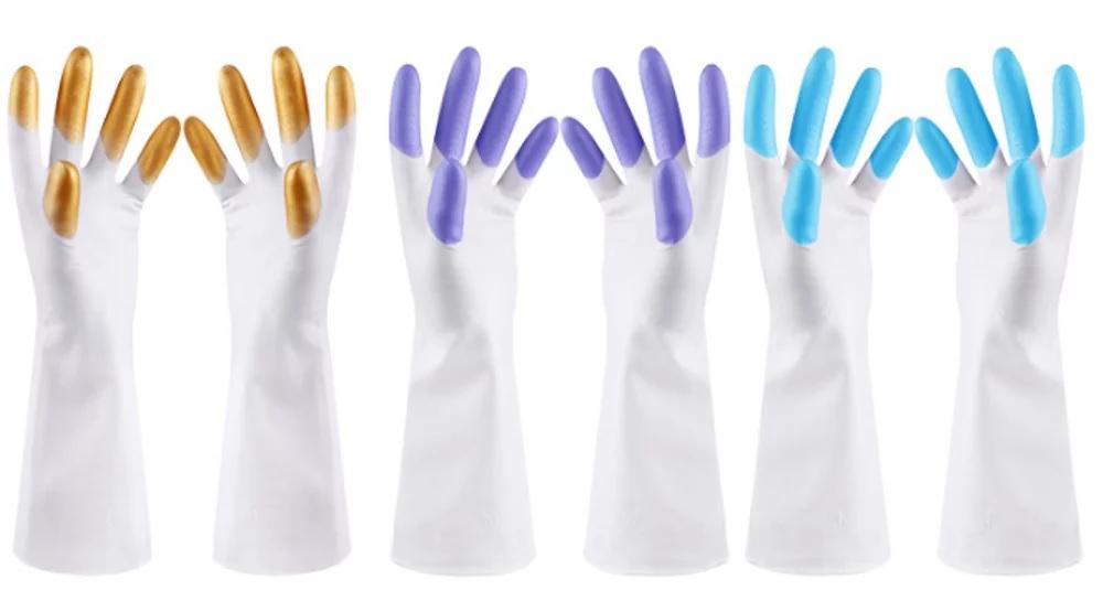 HPR088 Sarung Tangan Karet Cuci Piring Anti Air Rubber Glove | Ungu