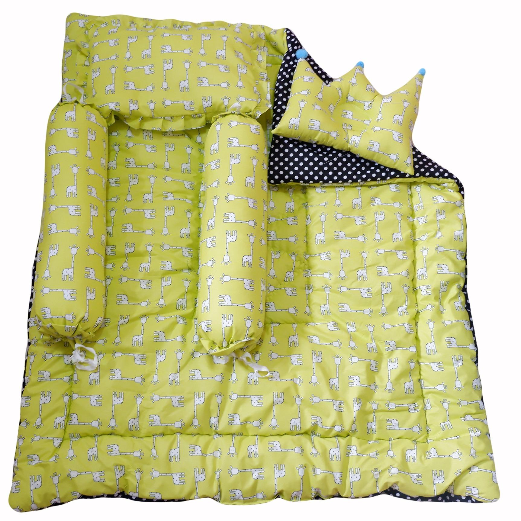 Shafiyyah.Sarban Bedcover Bayi, Bantal Guling, Dan Bantal Mahkota