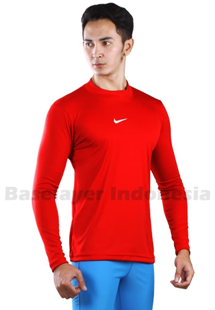 HARGA DISKON!!! Longsleeve Nike Merah - PGCGcD