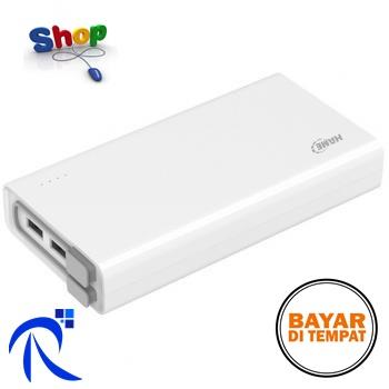 Hame QC2 Power Bank 3 Port 20000mAh QC2.0 - White / Putih - Pengisi Baterai Batre Handphone HP Smartphone Kapasitas Besar Awet Berkualitas FREE Ongkir & Bisa COD