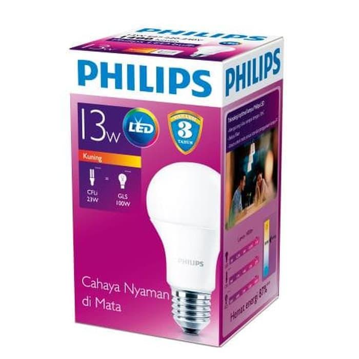 Philips LEDBulb 13-100W E27 3000K 230V Kuning