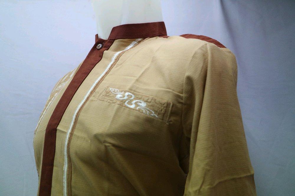 Grosir Baju Muslim Baju Koko Lengan Panjang Bordir Murah Tanah Abang Jakarta KBG 002 di lapak Al Muttaqin Collection produsenbajukoko