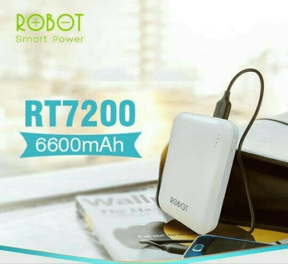 Powerbank ROBOT VIVAN RT7200 Daya 6600mAh 2 output di lapak BJC BEKASI bintangcells