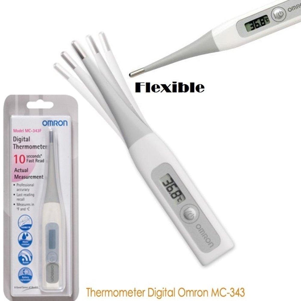 Omron Mc-343f / Mc 343 F - Termometer Digital Flexible Tip - Pengukur Suhu Tubuh By Fantasy.