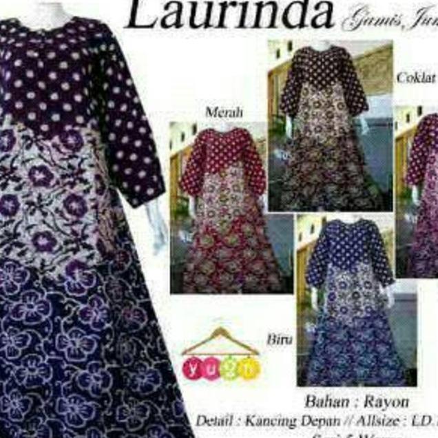 daster jumbo baju tidur dewasa gamis longdress batik