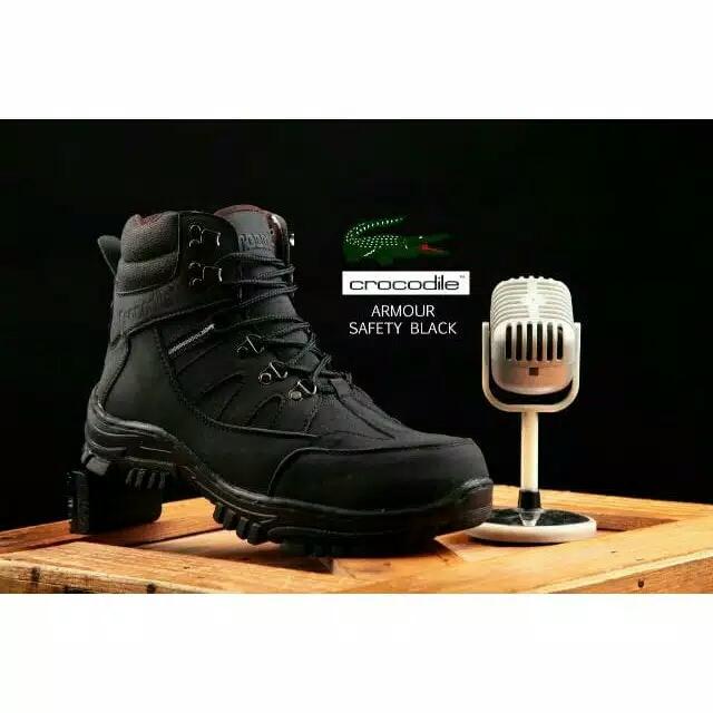 TERLARIS !!! Sepatu Pria Boots Crocodile Armor Safety Booots Original 