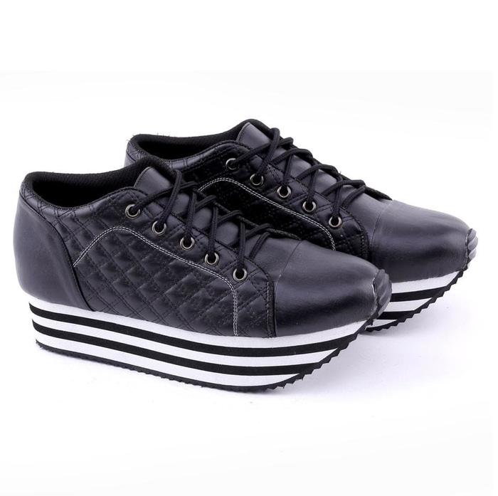 Sepatu Kasual Wanita Sepatu Perempuan Hitam GDO HW 430
