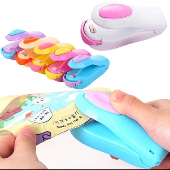 (Viral) Mini Sealer Machine - Perekat kemasan Otomatis- putih