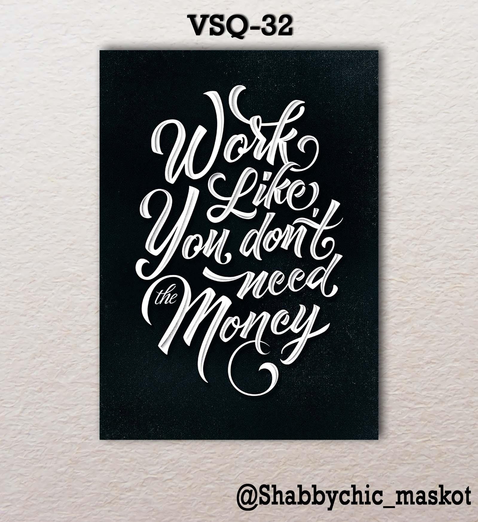 Vasty Hiasan Dinding Kayu Wall Decor Poster Super Quotes VSQ-32