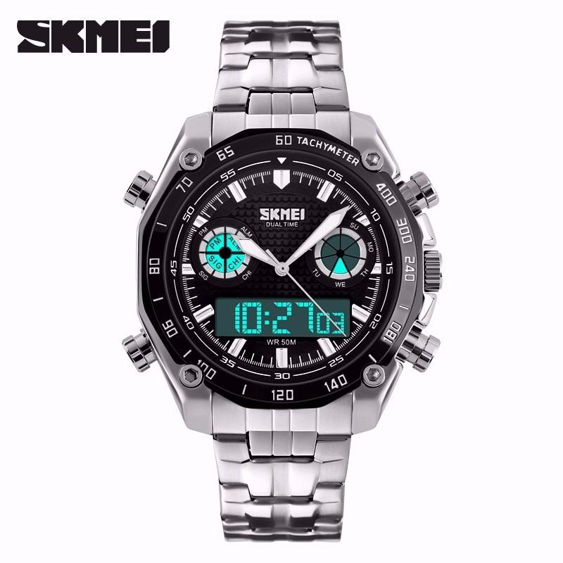 Jam Tangan Pria SKMEI Digitec Force Hitam 1204 Original Tahan Air 3ATM