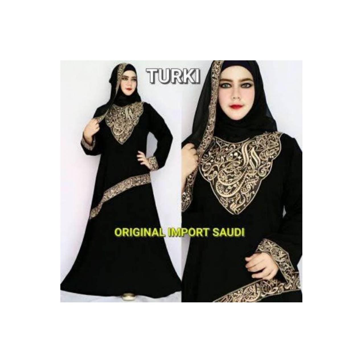Abaya jubah gamis bordir turki BERKUALITAS