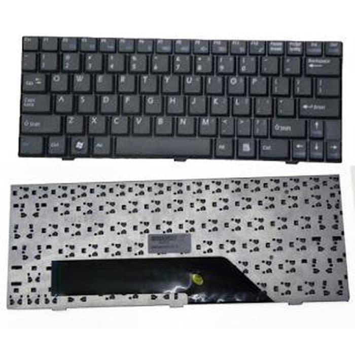 Keyboard Axioo Pico DJM, MSI U90, U100 Hitam