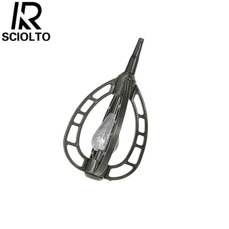 Sciolto Olahraga Pancing Alat Pancing Kandang Gurami Memancing Umpan Putar Ukuran 45G 60G Memancing Umpan Keranjang-Internasional