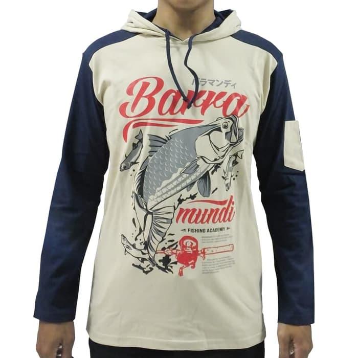 HARGA SPESIAL!!! Kaos Mancing Hoodie IFTM Barramundi (M, L, XL, XXXL) - 9a4EAu